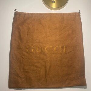 Vintage Light Brown Gucci Dust bag